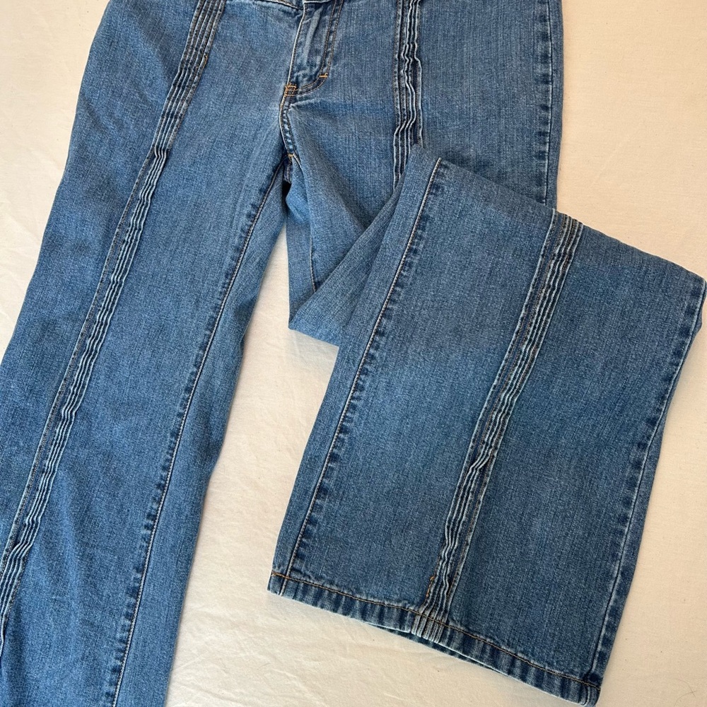 Tommy‎ Hilfiger Women’s Flare Jeans Size 11 Medium Wash Y2K Boho Trendy EUC